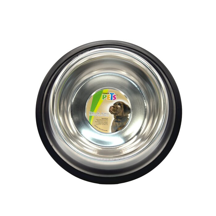 Plato de Acero 24 oz (680 g) Fancy Pets
