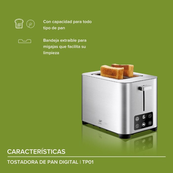 Tostador de Pan Digital Avera TP01