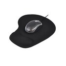 Mousepad Color Negro con Descansa Muñeca