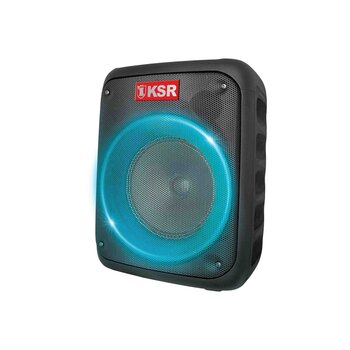 Bafle profesional 8" portátil 6_500 W PMPO Ranura para celular