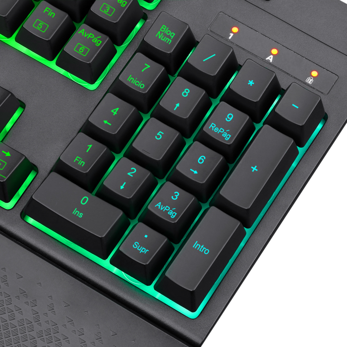 Teclado Gamer Membrana Full Size Shiva Negro Redragon