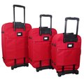 Set De 3 Maletas con Ruedas 20"_ 24" y 28" Color Rojo