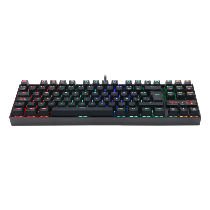 Teclado Gamer Mecánico Negro TKL Kumara Redragon K522RGB