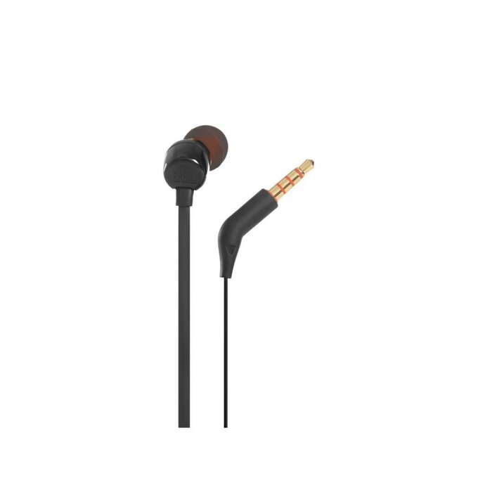 Audífonos Negros In Ear Alámbricos TUNE 110 Micrófono JBL