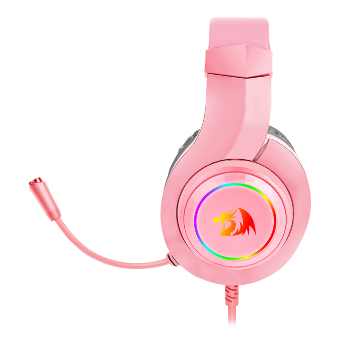 Auriculares Gamer Color Rosa HYLAS Redragon H260P