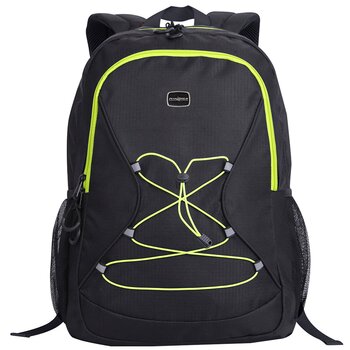 Mochila Modelo Ipanema Negro con Verde Peaktour Mochila Modelo Ipanema Negro con Verde Peaktour