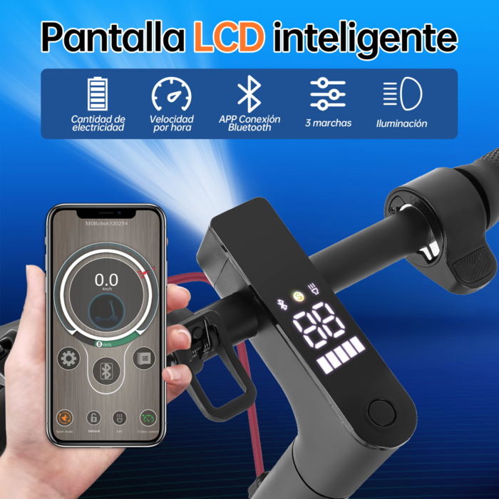 Scooter Eléctrico Honey Whale E9 Pro Negro