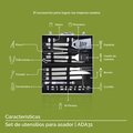 Set de Utensilios de Acero Inoxidable Avera ADA31