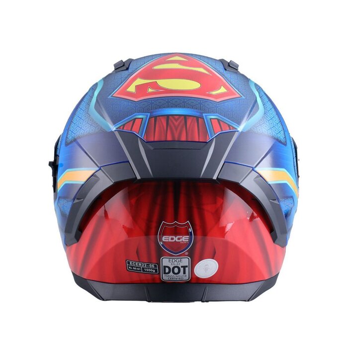 Casco Integral Stark DC Superman Talla XL Edge DC-S1.22.1.XL