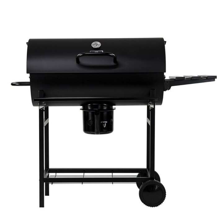 Asador de Carbón Tipo Tambor con Ruedas Avera ACB02