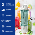 Licuadora Samurai Portátil 600ml Blanca