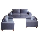 Sala Alpes Holland Velvet Deepgrey