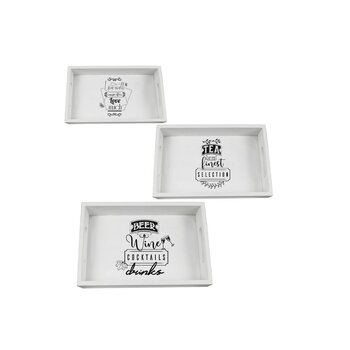 Set Charolas Terminado 3 Piezas Love & Lemons