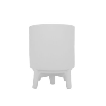 Maceta Liguria de Cerámica Blanca Love & Lemons