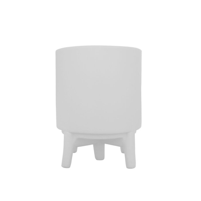 Maceta Liguria de Cerámica Blanca Love & Lemons