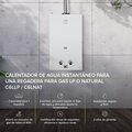 Calentador de Agua Instantáneo 6 Lt. Gas LP Avera C6L