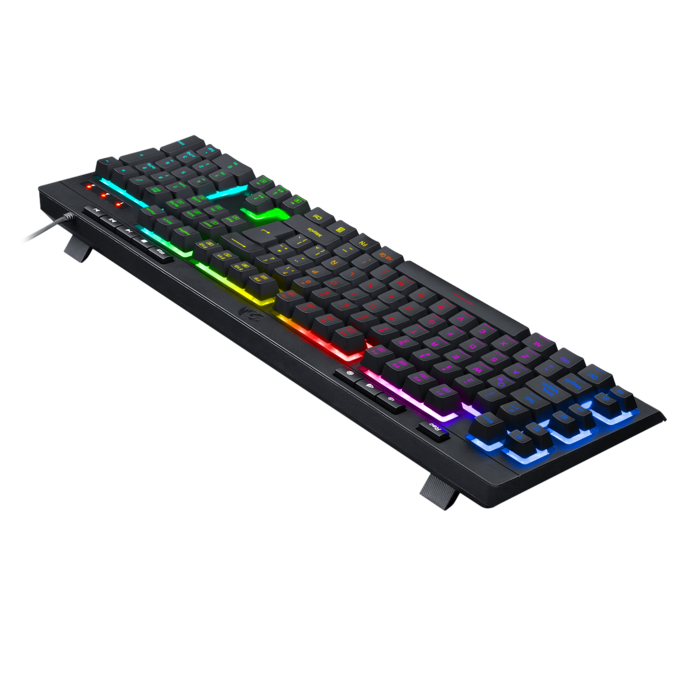 Teclado Gamer Membrana Full Size Shiva Negro Redragon