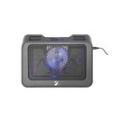 Ventilador Metálico para Laptop con Doble Puerto USB Green Leaf