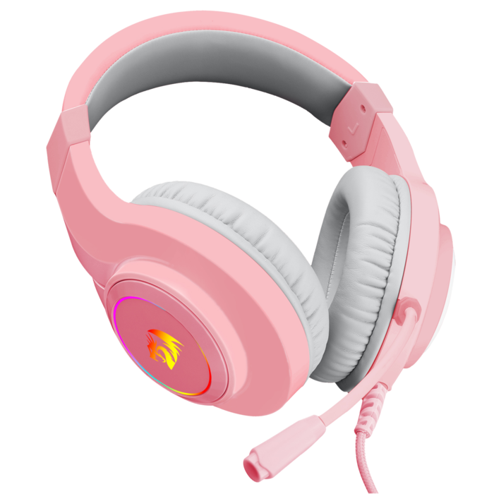 Auriculares Gamer Color Rosa HYLAS Redragon H260P