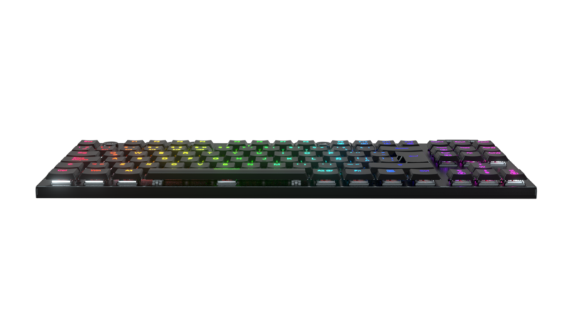 Teclado Gamer Mecánico Negro TKL Horus Redragon K621-RGB