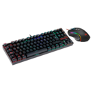 Kit Gamer de Teclado Mecánico TKL y Mouse Griffin Redragon