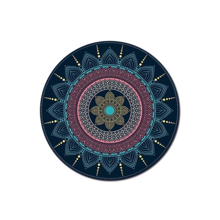Mouse Pad Mandala White