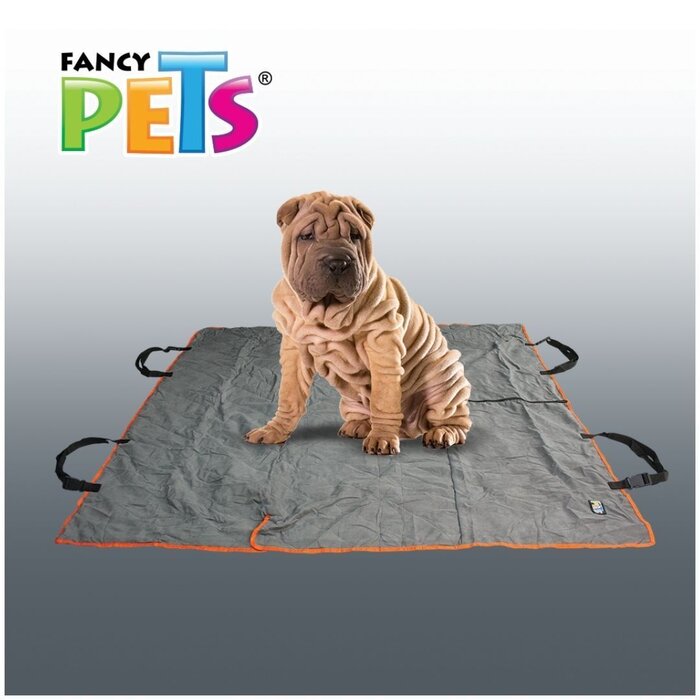 Cubre Asiento de Tela Gris Fancy Pets