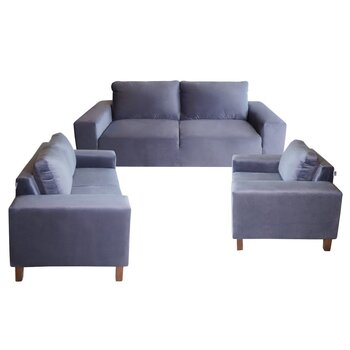 Sala Alpes Holland Velvet Deepgrey