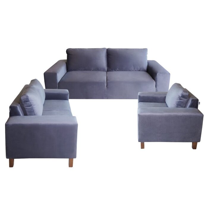 Sala Alpes Holland Velvet Deepgrey