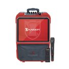 Sistema karaoke con pantalla touch y micrófono inalámbrico