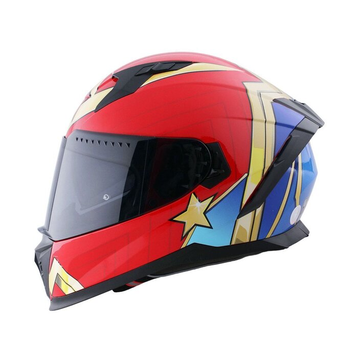 Casco Integral DC Mujer Maravilla Talla M Edge DC-W1.22.M