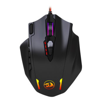 Mouse Gamer 18 botones DPI 12400 Pixart 3327 Redragon M908