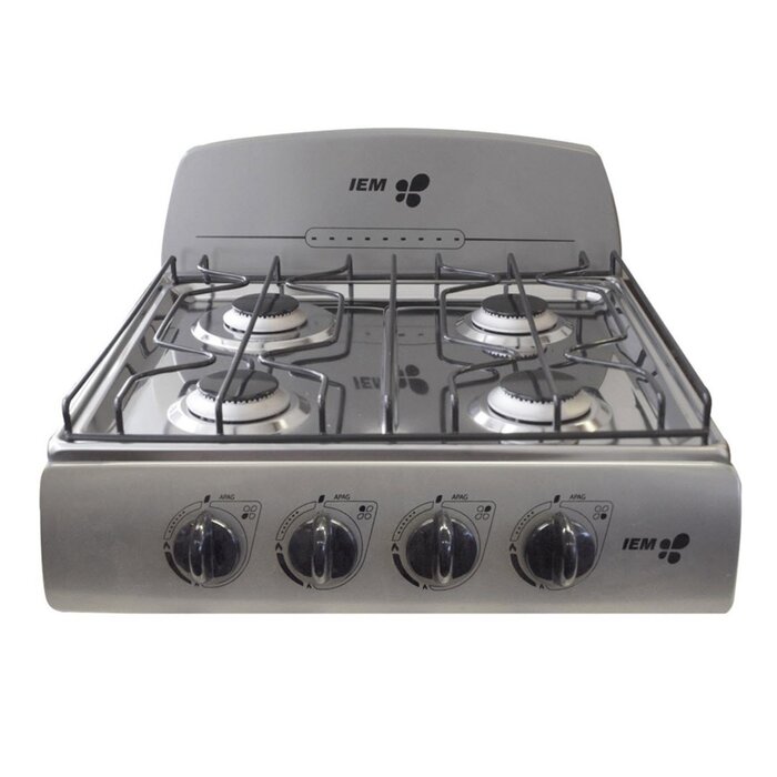 Parrilla Iem Gas 51 cm Silver