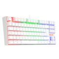 Teclado Gamer Mecánico Blanco TKL Kumara Redragon K552W