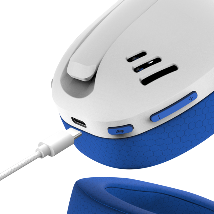 Auriculares Gamer Inalámbricos Blanco con Azul Ire Redragon