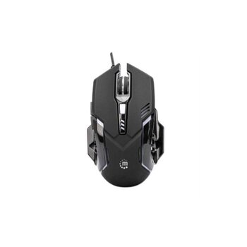Mouse Manhattan Gaming Óptico Led 6 Botones