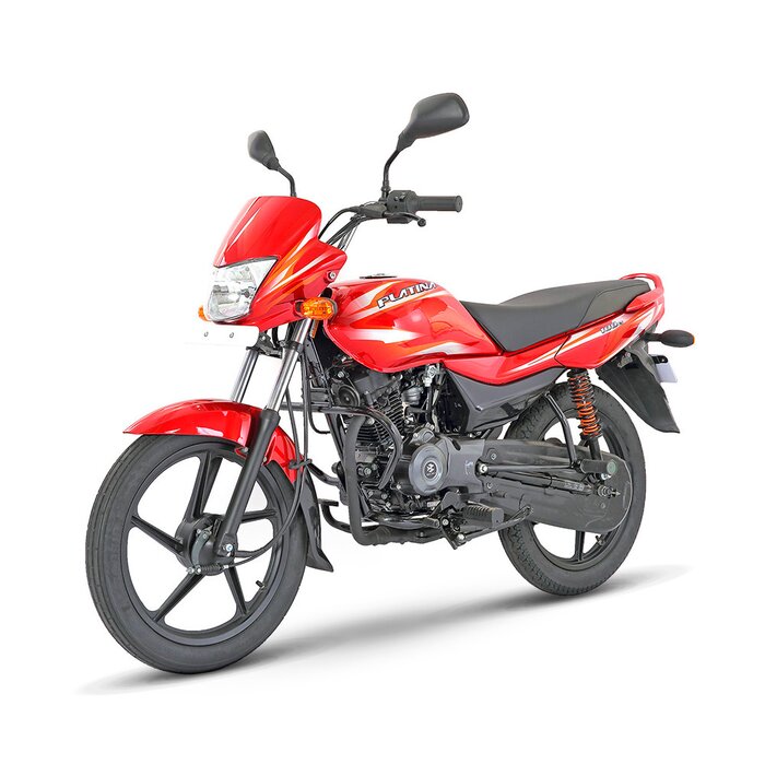 Motocicleta Bajaj Platina 100 Roja 2023
