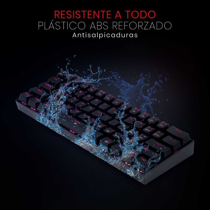 Teclado Gamer Mecánico 60% Dragonborn Compacto Redragon K630RGB