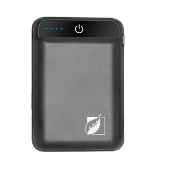 Power Bank Green Leaf 6_000 mAh 3 Conectores 2 Puertos USB Negro