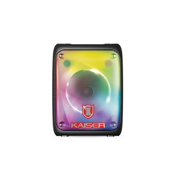 Bafle profesional 8" recargable 6_500 W PMPO Ranura para celular