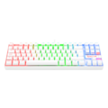 Teclado Gamer Mecánico Blanco TKL Kumara Redragon K552W