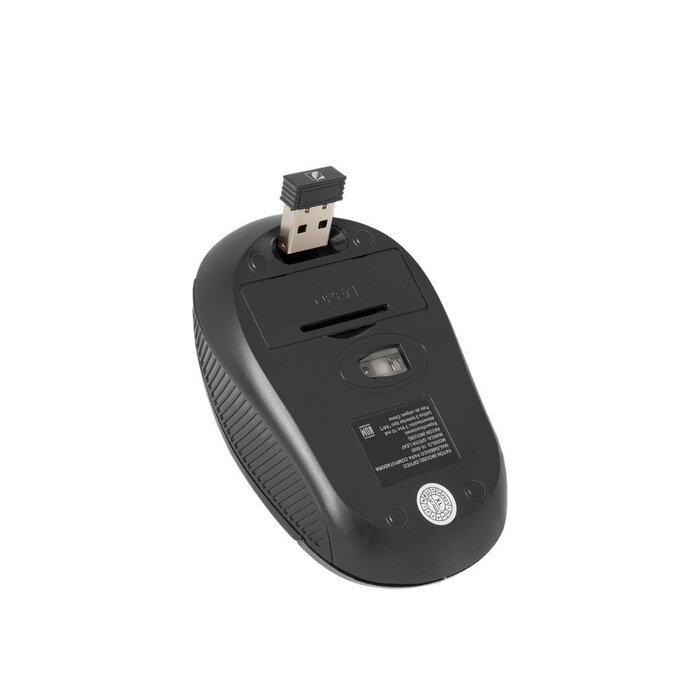 Mouse Inalámbrico Acabado Rubber 1600 Dpis Green Leaf azul