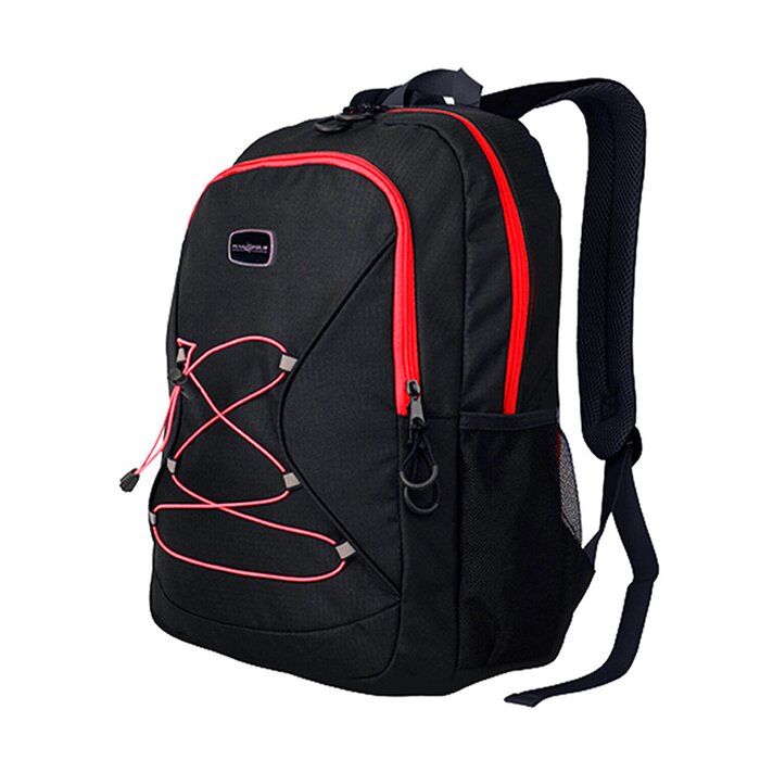 Mochila Modelo Ipanema Negro con Rojo Peaktour