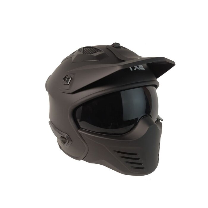 Casco Techx2 Modular Tx-726X Negro Talla Extra Grande