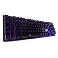 Teclado Negro Vorago Start The Game_ Alámbrico_ Iluminado RGB