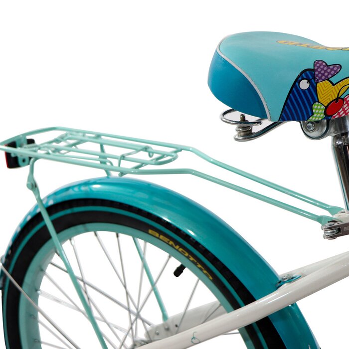 Bicicleta para Niña Benotto Cross Giselle Blanco/Aqua Claro