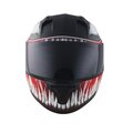 Casco Motociclista Marvel Venom Mate Talla M Edge M83V1.2