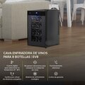 Cava Enfriadora de Vino para 8 Botellas Avera EV8