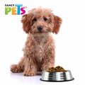 Plato Estriado de Acero 8 oz (227 g) Fancy Pets