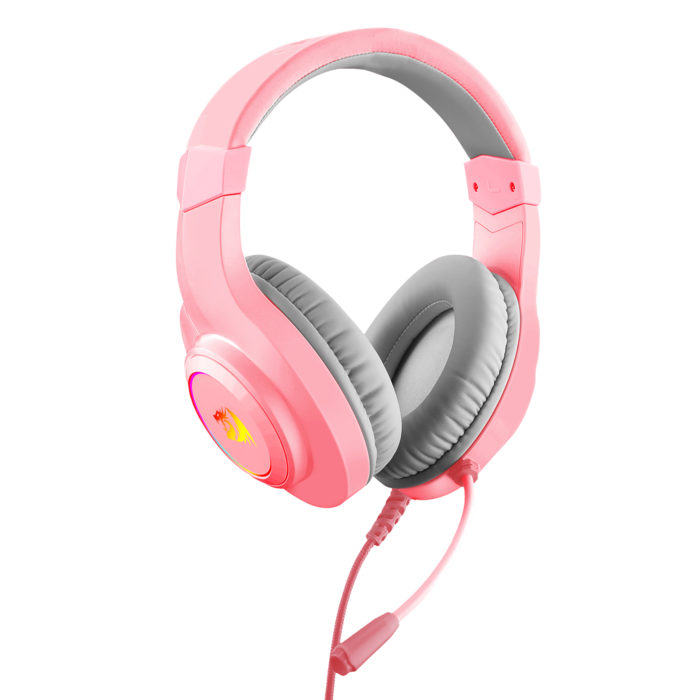 Auriculares Gamer Color Rosa HYLAS Redragon H260P